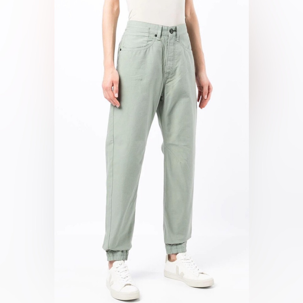 Rag & Bone Engineered Cotton Jogger Pants in Green
